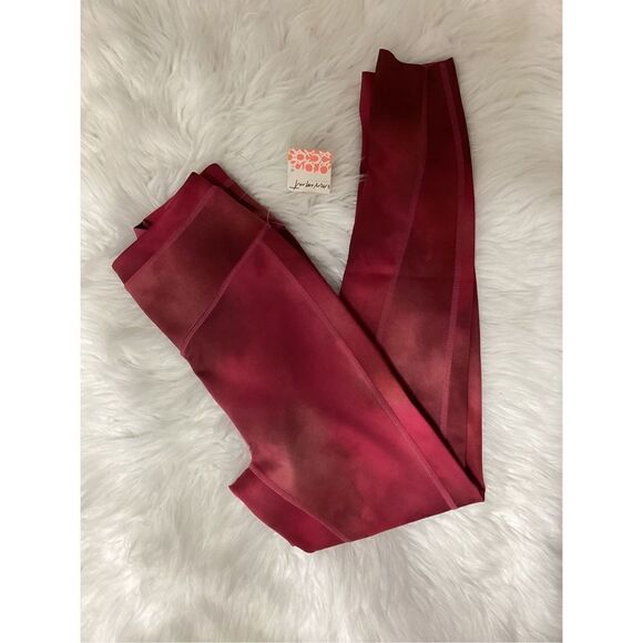 New. Free People raspberry leggings. Small. Retails $109 - Picture 9 of 14